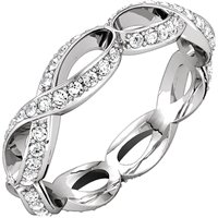 Item # 127641BWE - Infinity Inspired Eternity Band