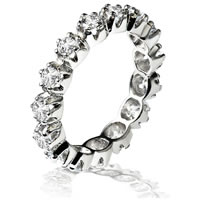 Item # 13804W - 14K Gold Diamond Eternity Ring