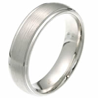 Item # 2100641W - Gold Comfort Fit, 6.0mm Wide Wedding Band