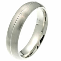 Item # 2101011WE - 18K Comfort Fit, 5.5mm Wide Wedding Band