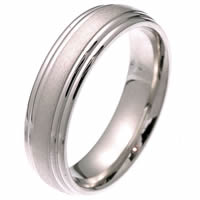 Item # 2101311W - 14K Gold Comfort Fit, 6.0mm Wide Wedding Band