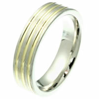 Item # 2101721E - 18K Gold Comfort Fit, 6.0mm Wide Band