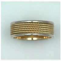 Item # 210856PE - Platinum-Gold Comfort Fit Wedding Band