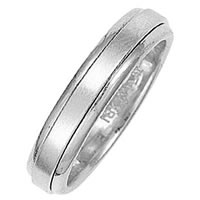 Item # 211011WE - 18K Gold Comfort Fit, 5.0mm Wide Wedding Band