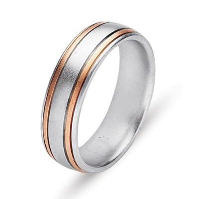 211161pe Platinum And 18 Kt Yellow Gold Wedding Band Item 211161pe Platinum And 18 Kt Yellow Gold Wedding Band
