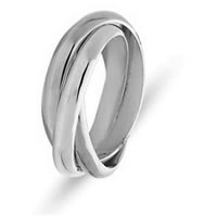 Item # 211181PP - Platinum Russian Wedding Band
