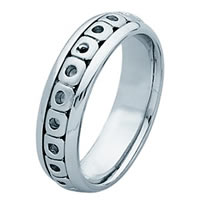 Item # 211261W - 14 Kt White Gold Wedding Band