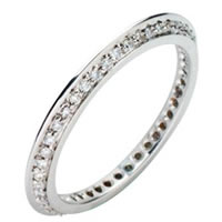 Item # 212081WE - 18Kt White Gold Diamond Eternity Ring