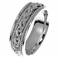 Item # 21397W - Wedding Ring, 14kt white gold