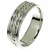 Item # 21487W - 14Kt White Gold Hand Crafted Ring