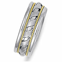 Item # 21526PE - Platinum & 18 kt Wedding Ring