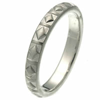 Item # 216141WE - 18 Kt White Gold Wedding Ring