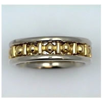 Item # 21634E - 18K Wedding Band