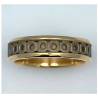 Item # 21644E - 18 kt Gold Wedding Band