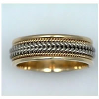 Item # 21706 - Wedding Band, 14 kt WY Gold