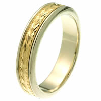 Item # 218031PE - Platinum & 18 Kt Wedding Ring
