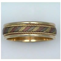 Item # 21946 - Wedding Ring, 14kt WGP Gold