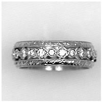 Item # 2200W - 14K Diamond Eternity Band
