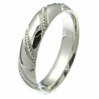 Item # 2214662WE - 18 Kt White Gold Wedding Ring