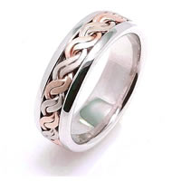 Item # 221709PE - Hand Crafted Wedding Band