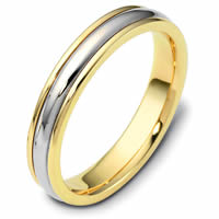 Item # 46799PE - Platinum & 18kt Classic Wedding Ring
