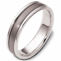 Item # 46799TG - Titanium & 14kt Classic Wedding Ring