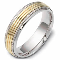 Item # 46833PE - Platinum & 18kt Classic Wedding Ring