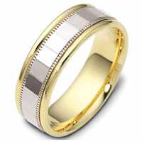 Item # 46839PE - Platinum & 18kt Classic Wedding Ring