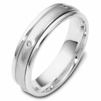 Item # 46934PD - Palladium Spinning DiamondWedding Band