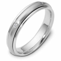 Item # 46937PD - Palladium Spinning Diamond Wedding Band