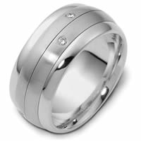 Item # 46988NPD - Palladium Spinning Diamond Wedding Ring