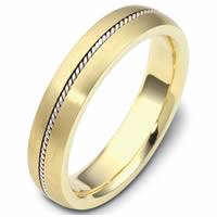 Item # 47225PE - Platinum & 18kt Classic Wedding Ring