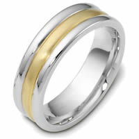 Item # 47641PE - Platinum & 18kt Classic Wedding Ring