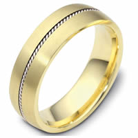 Item # 47662E - Two-Tone Classic Wedding Ring
