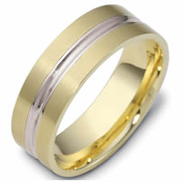 Item # 47673E - Two-Tone Classic Wedding Ring