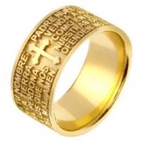 Item # 47824E - Padre Nuestro Wedding Band