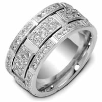 Item # 47880PD - Palladium Diamond Wedding Band