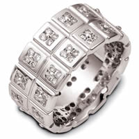 Item # 47895WE - 18K Gold Diamond Wedding Band