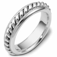 Item # 48040W - Handcrafted Wedding Ring