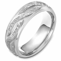 Item # 48164WE - 18K Gold Diamond Wedding Band