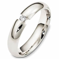 Item # 48340W - 14K White Gold Diamond Wedding Band