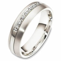 Item # 48506PD - Palladium Diamond Wedding Band