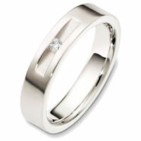 Item # 48551W - 14K White Gold Diamond Wedding Band