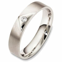Item # 48555W - 14K White Gold Diamond Wedding Band