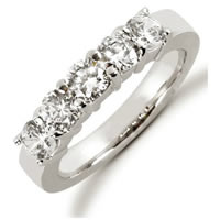 Item # 52459W - 14K White Gold Diamond Anniversary Band