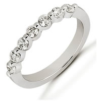 Item # 52928PD - Palladium Diamond Anniversary Band