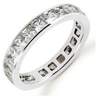 Item # 534223PD - Palladium Diamond Eternity Band 