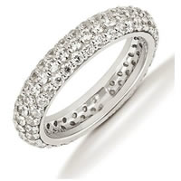 Item # 53458PD - Palladium Diamond Eternity Band