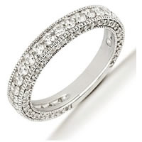 Item # 5412569W - 14K White Gold Diamond Anniversary Band