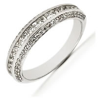 Item # 5416079W - 14Kt White Gold Diamond Anniversary Band